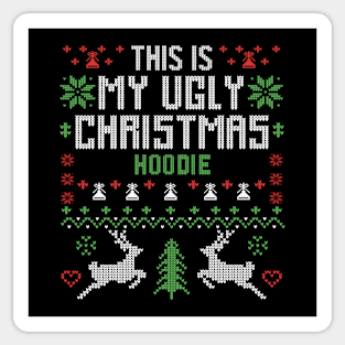 This My Ugly Christmas Hoodie Sticker